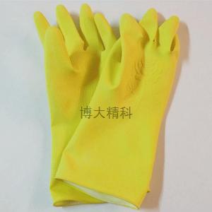 黄色绒里家用手套