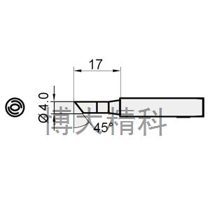 5SI-216N-4C（斜面烙铁头(SS-216/217共享)4C） 