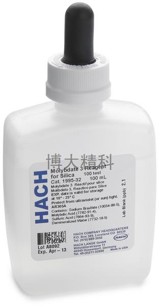 美国哈希HACH鉬酸盐3试剂订货号199532 1995-32