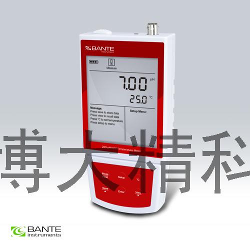 Bante220-CN经济型便携式pH计