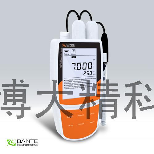 Bante902P-CN便携式pH多参数TDS盐度电阻率计